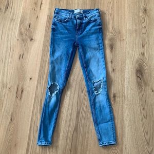 Free People Distressed Skinny Jeans